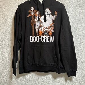 Disney Tim Burton’s Nightmare Before Christmas Boo Crew Pullover Hoodie XXL (19)